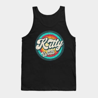 name kitty color circle Tank Top